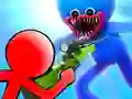 Игра Stickman против Huggy Wuggy онлајн Игра Stickman против Huggy Wuggy онлајн