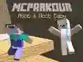 Игра MCParkour Нуб и Нуб Бебе онлајн