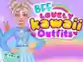 Игра BFF Убави Kawaii Облеки онлајн