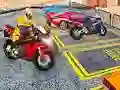 Игра Игра за паркирање на тешки мотори во градот 3D онлајн Игра Игра за паркирање на тешки мотори во градот 3D онлајн