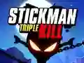 Игра Stickman Тројно Убиство онлајн Игра Stickman Тројно Убиство онлајн