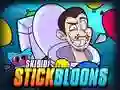 Игра Skibidi Stick Bloons онлајн