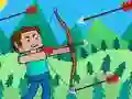 Игра Напад на чудовишта од нооб стрелецот онлајн
