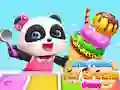 Игра Мала Панда: Игра со сладолед онлајн Игра Мала Панда: Игра со сладолед онлајн