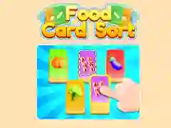 Игра Сортирање на картички за храна онлајн