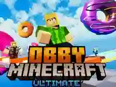 Игра Обби Майнкрафт Ултимативен онлајн Игра Обби Майнкрафт Ултимативен онлајн
