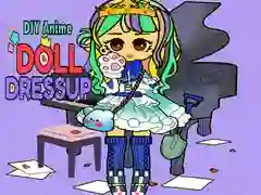 Игра DIY Облекување на Анимирана Кукла онлајн