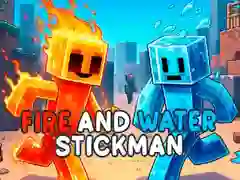 Игра Оган и Вода Stickman онлајн Игра Оган и Вода Stickman онлајн