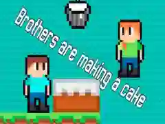 Игра Браќата прават торта онлајн