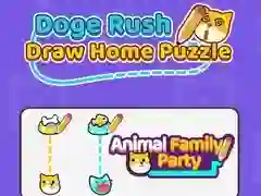 Игра Doge Rush: Накреси Дома Пазл онлајн Игра Doge Rush: Накреси Дома Пазл онлајн