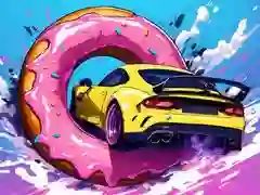 Игра Скокови со Автомобил на Кров онлајн Игра Скокови со Автомобил на Кров онлајн