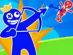 Игра Црвен и Син Човек-Штап Шпионски Загатки 2 онлајн