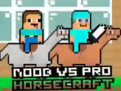 Игра Нуб против Про HorseCraft онлајн