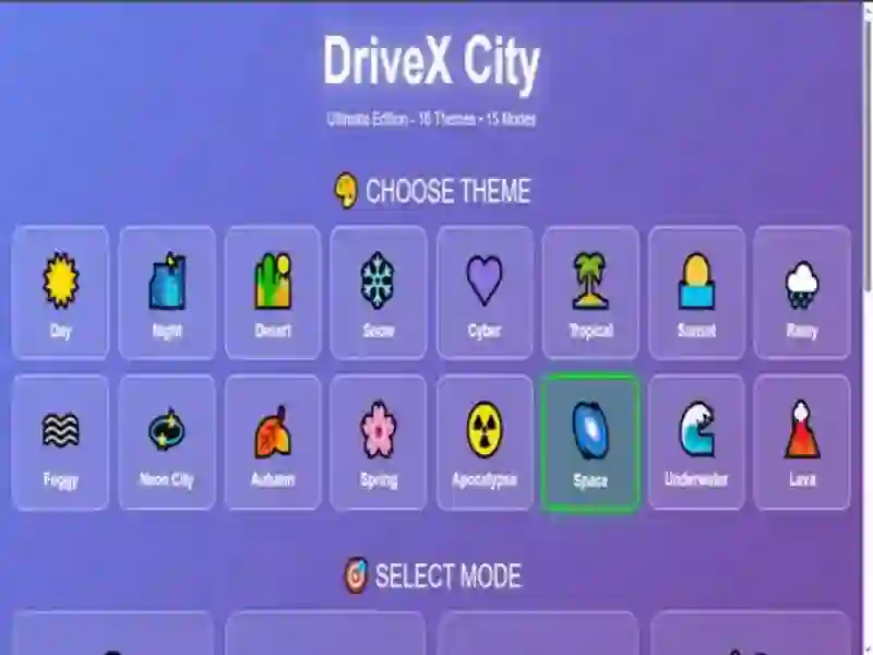 Игра City Drive X онлајн