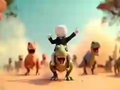 Игра Stickman: Арена на Диносауруси онлајн