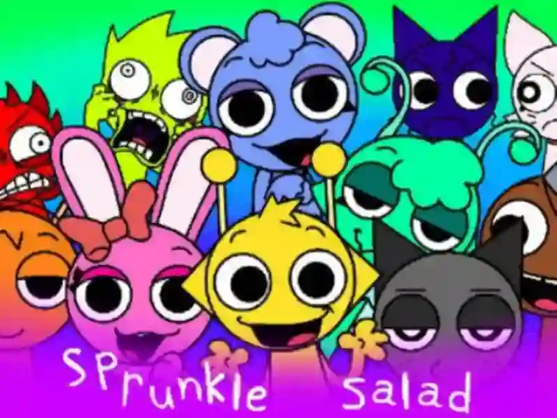 Игра Sprunki: Салата онлајн