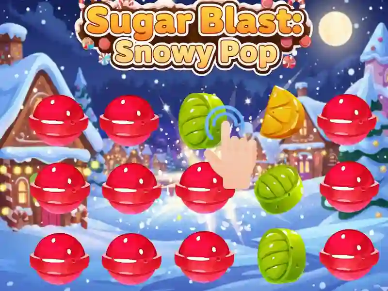 Игра Sugar Burst: Snow Pop онлајн