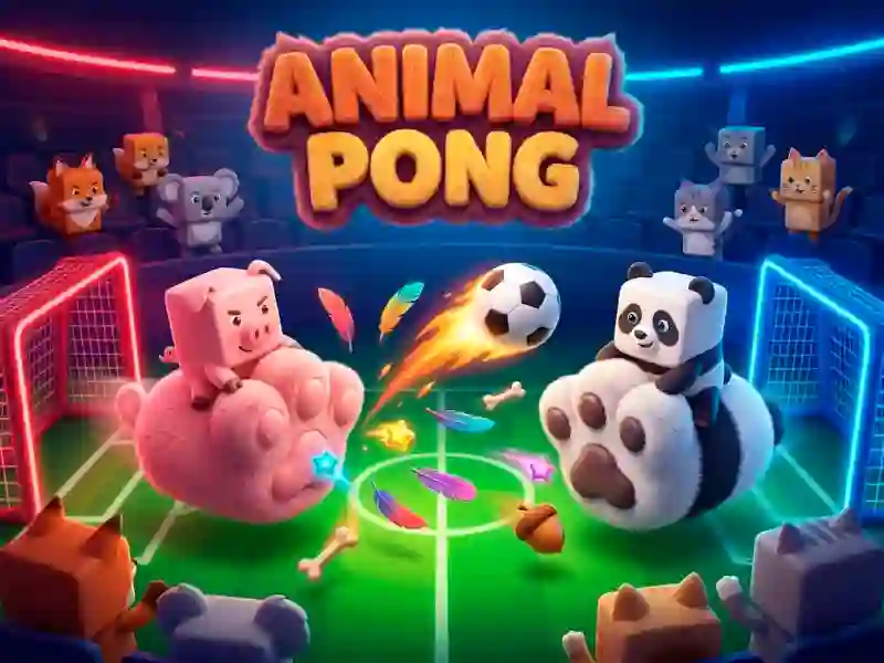Игра Animal Paws Pong онлајн
