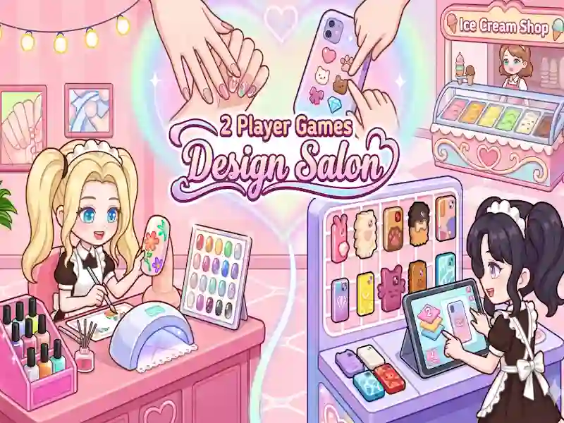 Игра 2 Player Games Design Salon онлајн