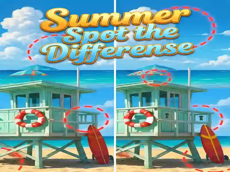 Игра Summer Spot the Differense онлајн