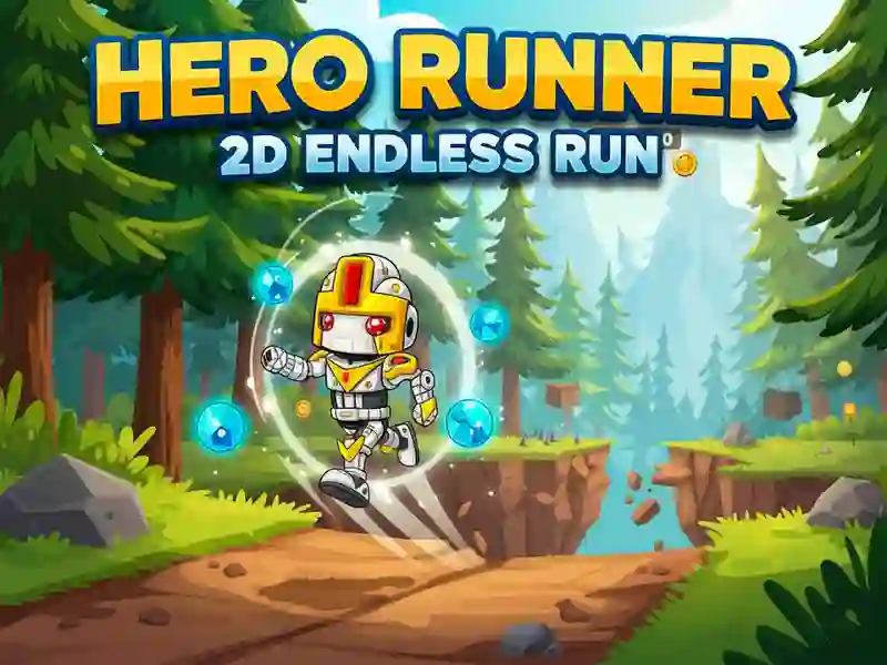 Игра Running Hero 2D бескрајно трчање онлајн