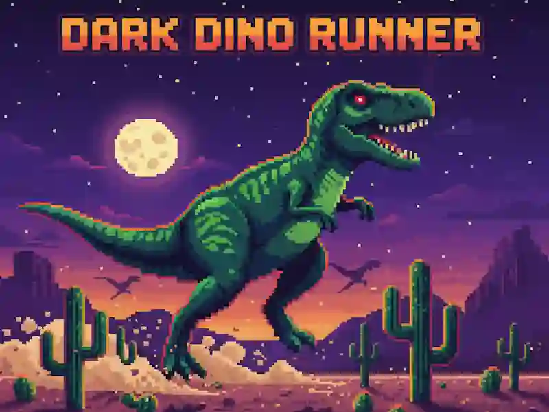 Игра Dark Dino Runner онлајн