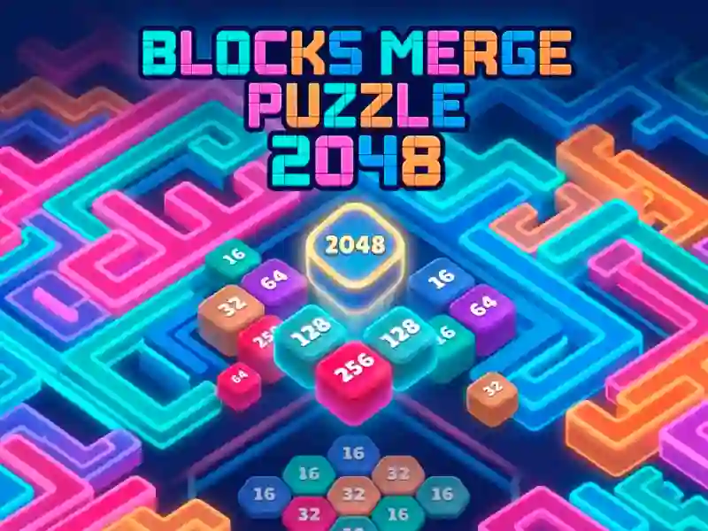 Игра Blocks Merge Puzzle 2048 онлајн