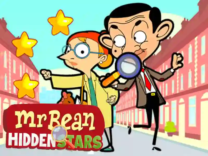 Игра Mr. Bean Hidden Stars онлајн