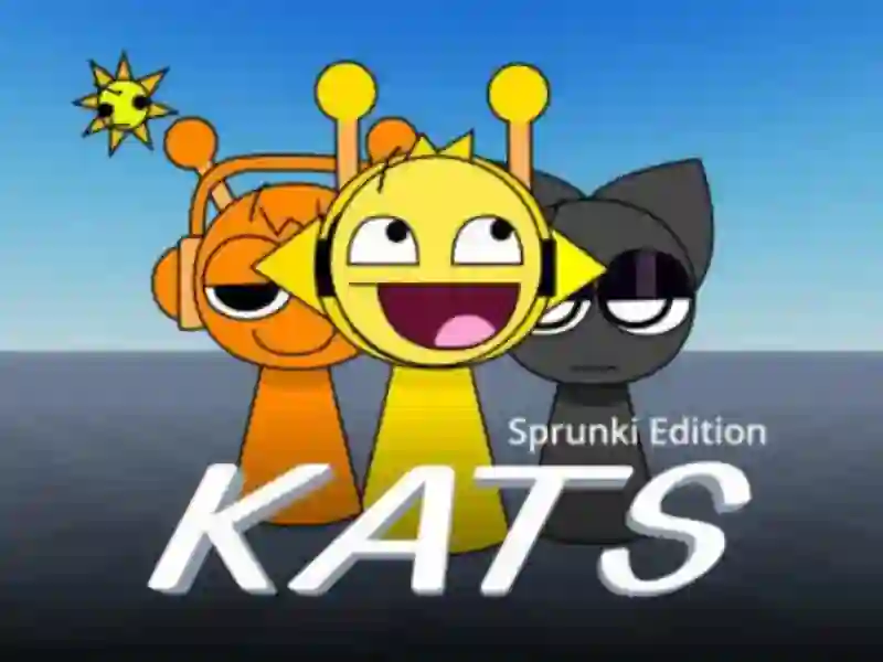 Игра Sprunki: Kats прашање онлајн
