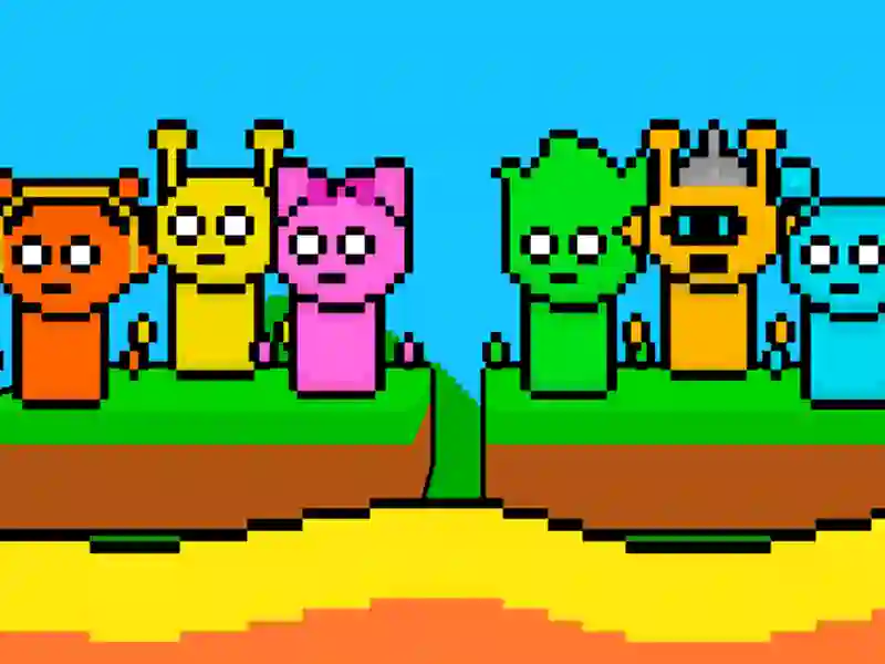 Игра Спринкс: Бегство од лава за 2 играчи онлајн Игра Спринкс: Бегство од лава за 2 играчи онлајн