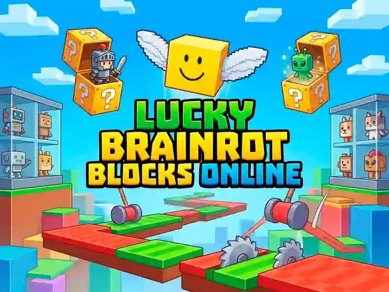Игра Lucky Brainrot Blocks Online онлајн