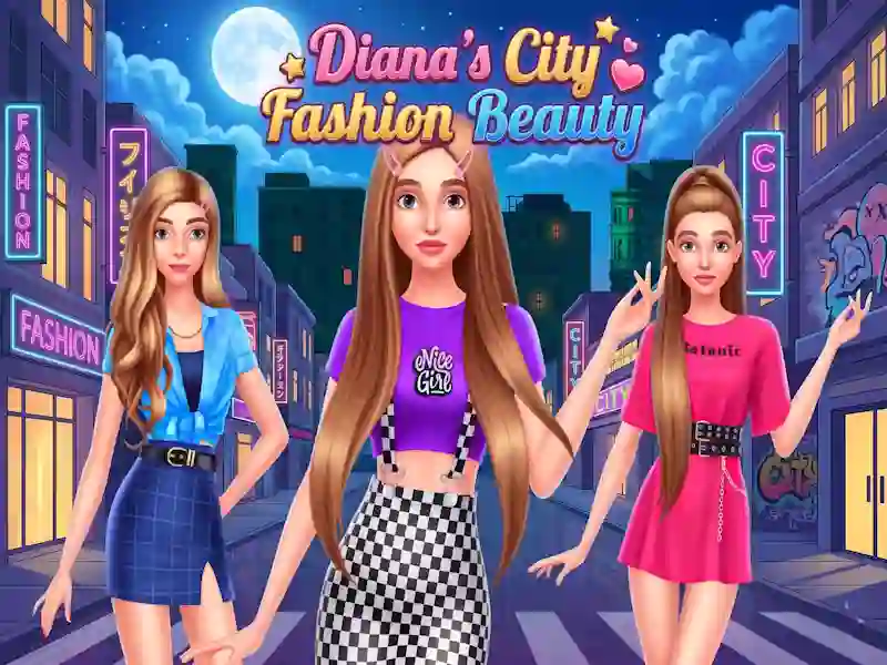Игра Diana's City Fashion Beauty онлајн