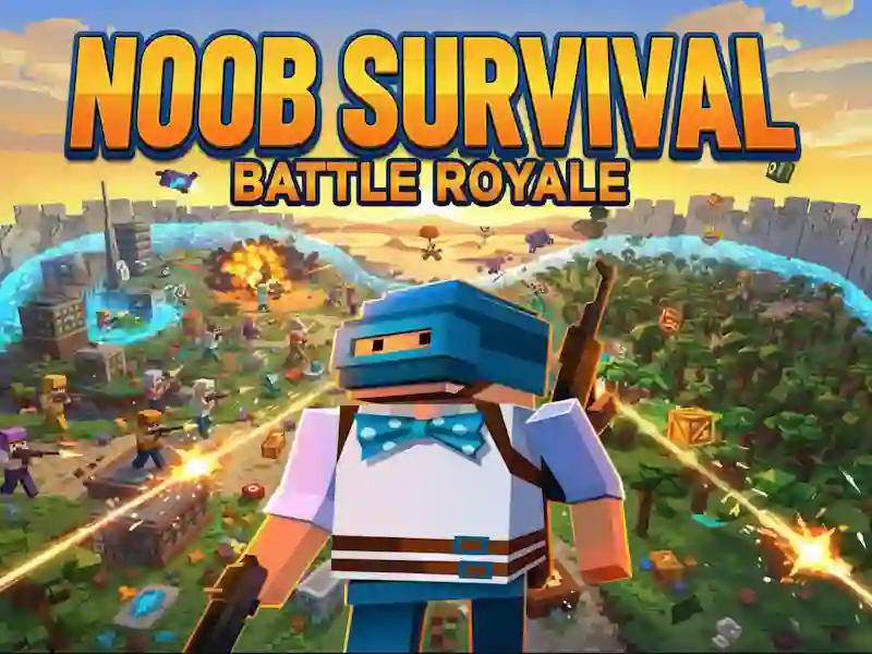 Игра Noob Survival: Battle Royale онлајн