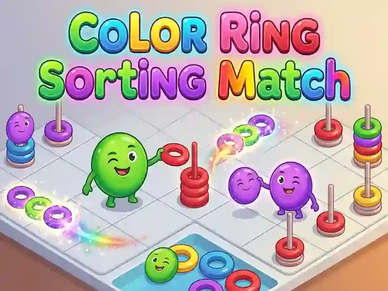 Игра Color Ring Sorting Match онлајн