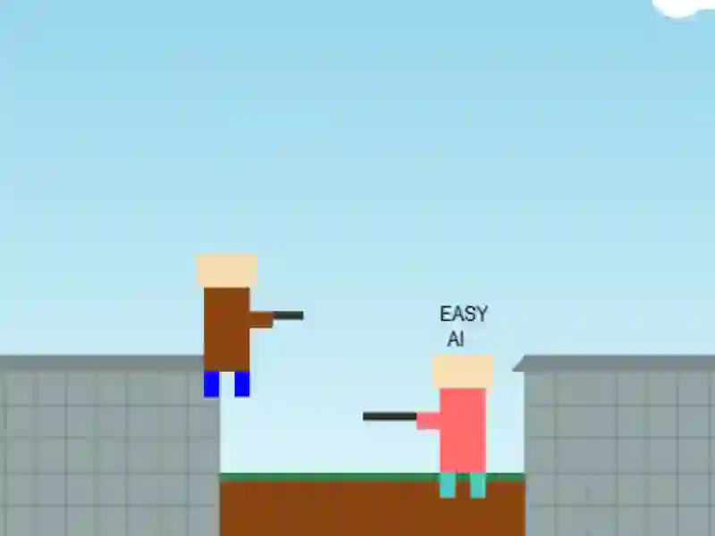 Игра Снајперисти од Minecraft на покривот онлајн