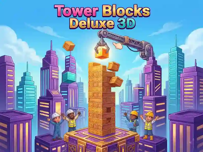 Игра Tower Blocks Deluxe 3D онлајн