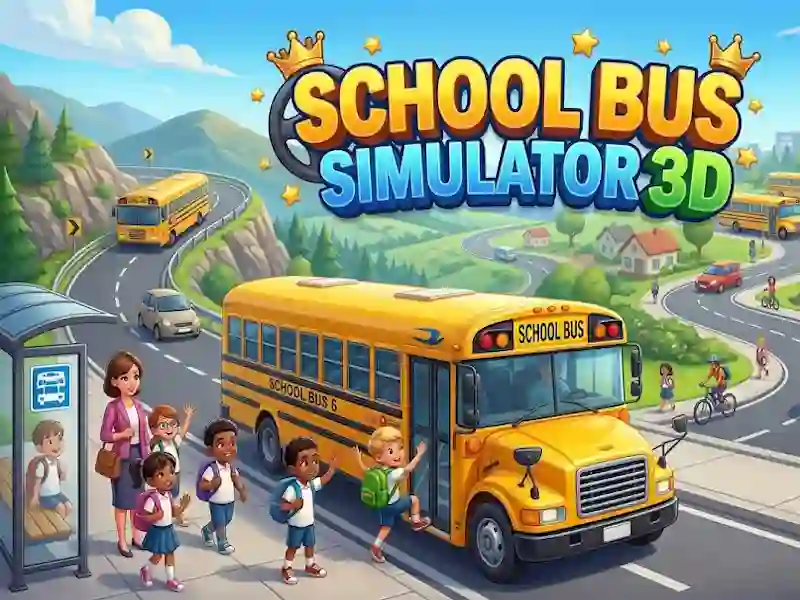 Игра School Bus Simulator 3D онлајн