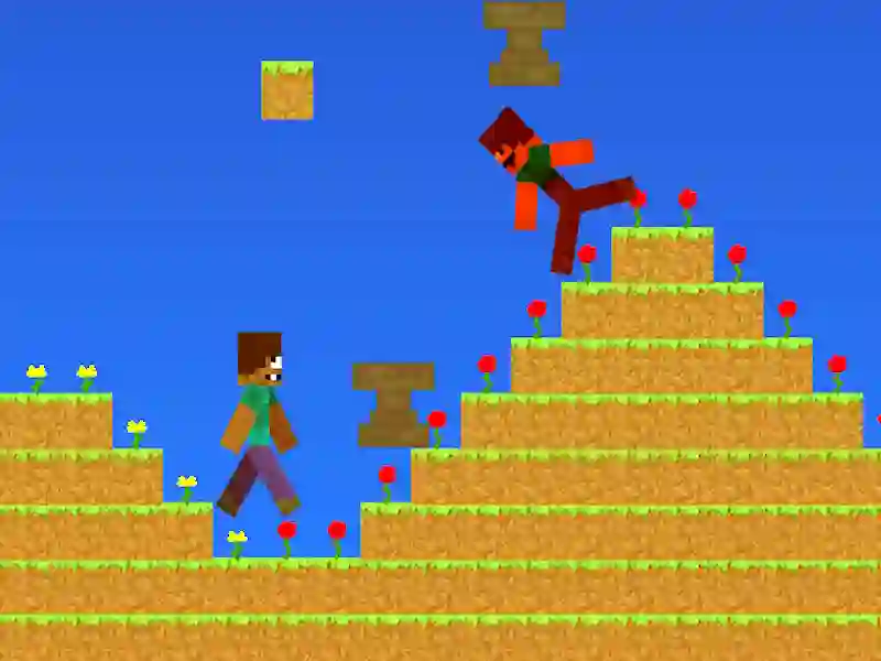 Игра Minecraft: Nub против Pro. Дождот е од тепање онлајн