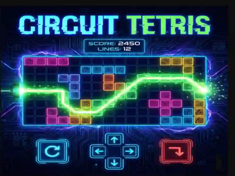 Игра Circuit Tetris онлајн