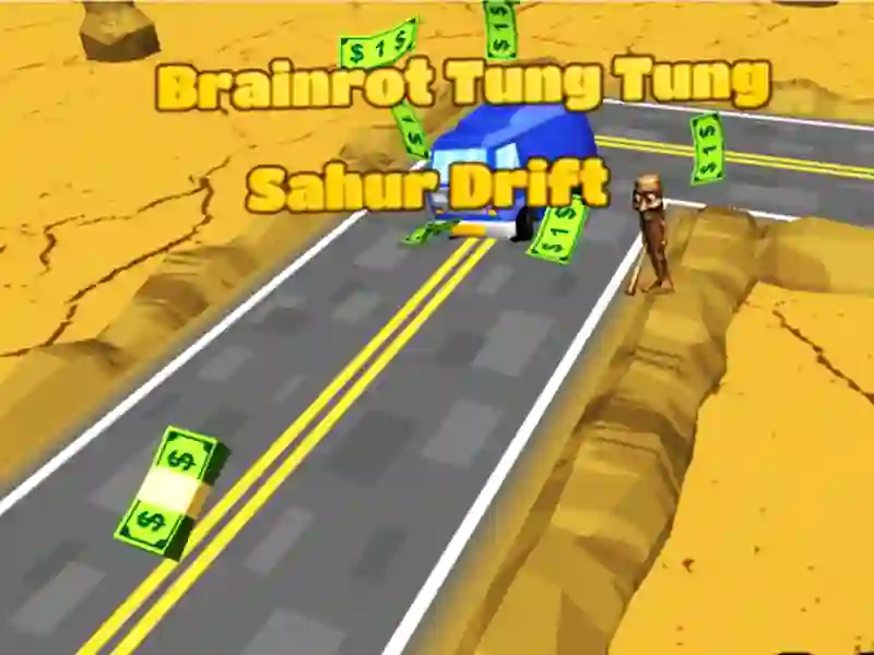 Игра BrainRrot Tung Tung Tung Sahur Drift онлајн