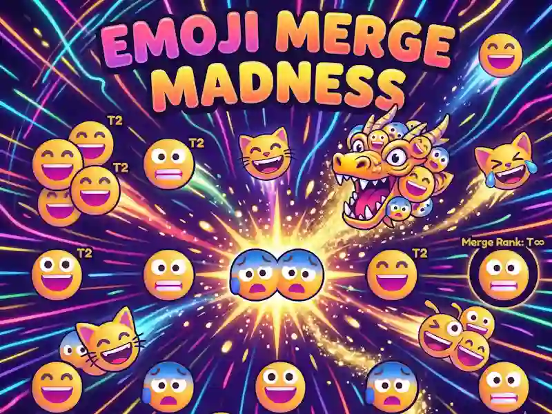 Игра Emoji Merge Madness онлајн