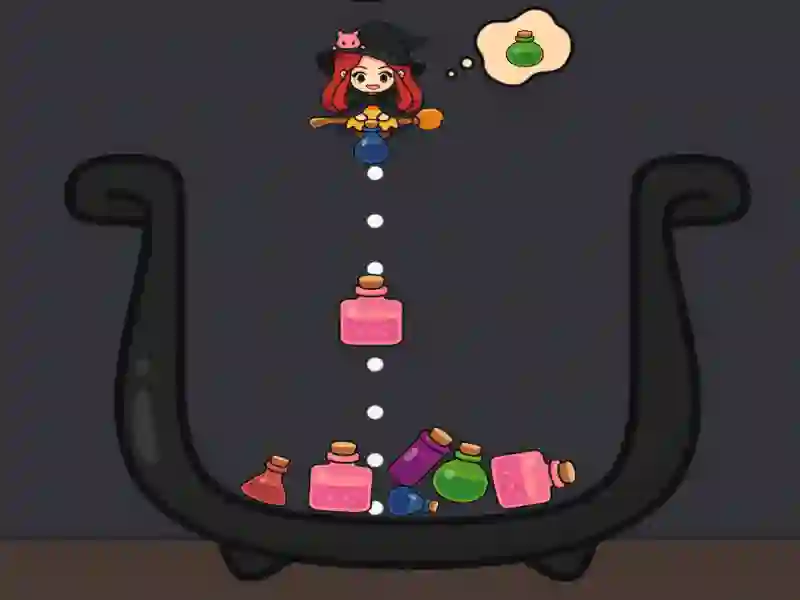 Игра Спојувањето на напивките на вештерката онлајн