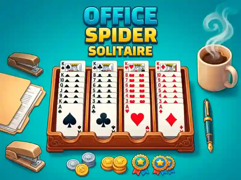 Игра Office Spider Solitaire онлајн