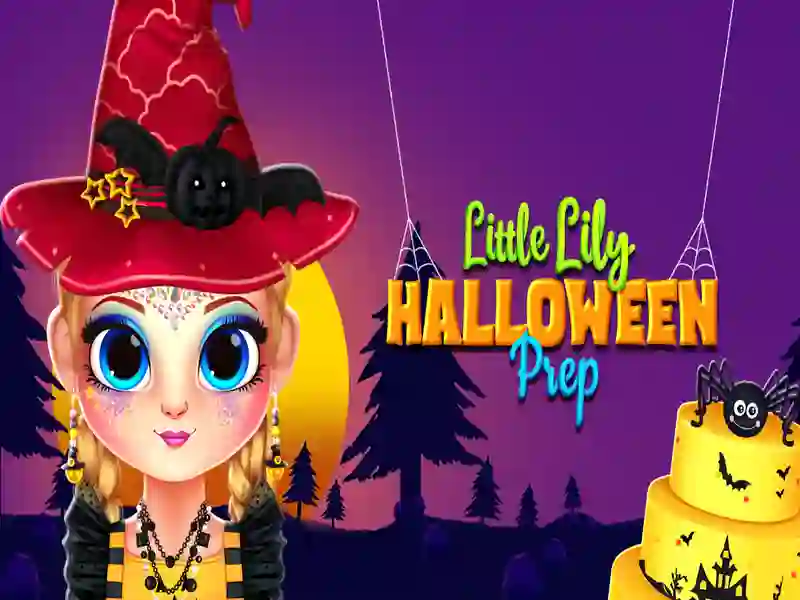 Игра Малку Лили. Подготовка за Ноќта на вештерките онлајн