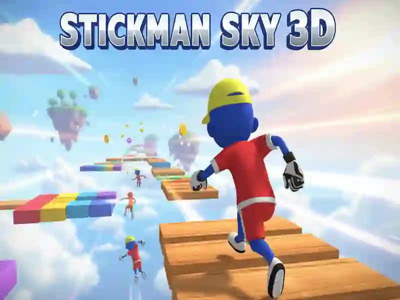 Игра Heavenly Stickman 3D онлајн