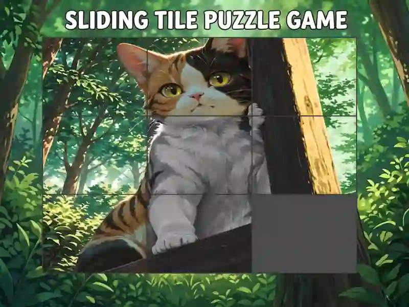 Игра Sliding Tile Puzzle Game онлајн