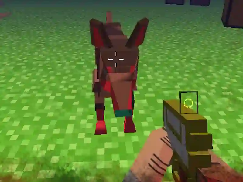 Игра Зомби за преживување на пиксели 2025 онлајн