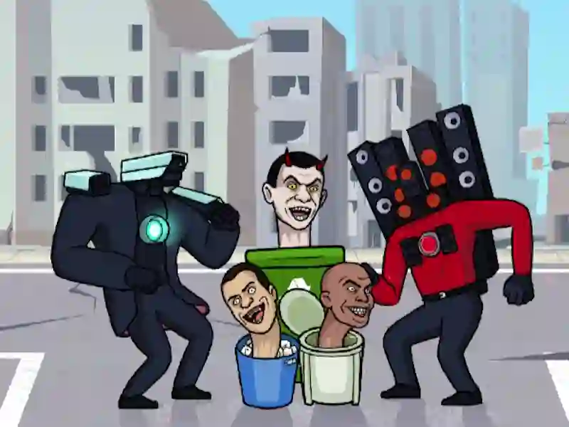 Игра Еволуција на тоалетот Скибиди на модовите онлајн Игра Еволуција на тоалетот Скибиди на модовите онлајн