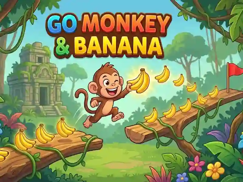 Игра Go monkey & Banana онлајн