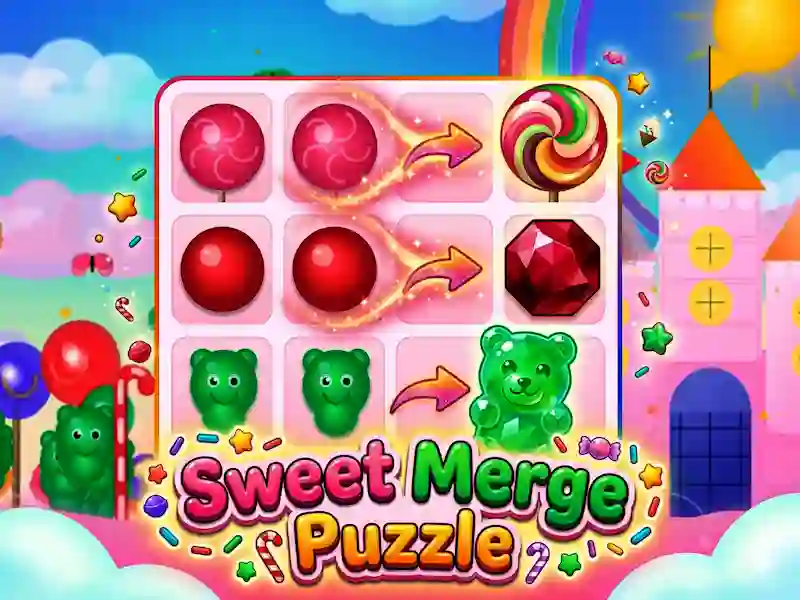 Игра Sweet Merge Puzzle онлајн